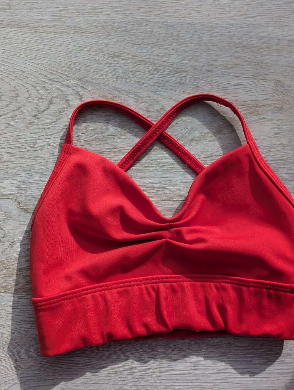 Tiger Friday Red orange Strappy Back Dance Top Size CM